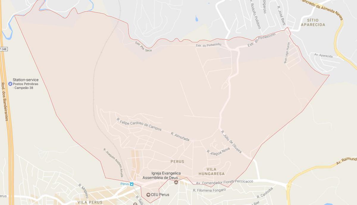 Kart av Perus São Paulo