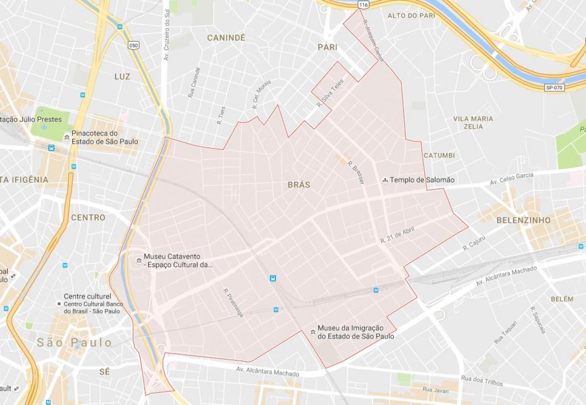 Kart over Brs São Paulo