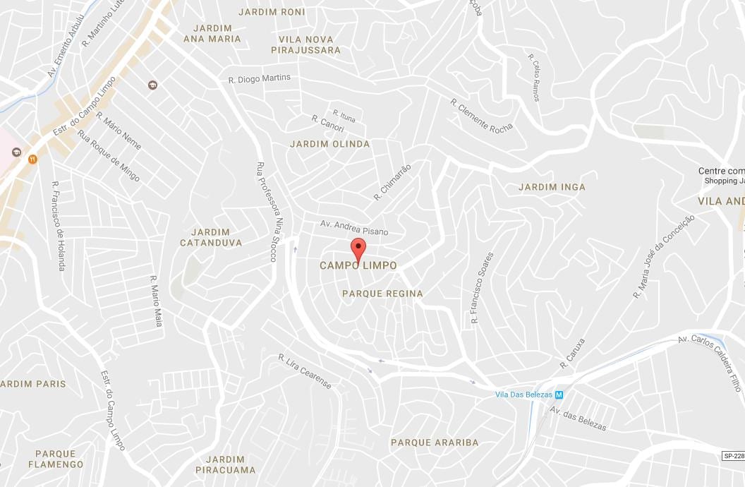 Kart av Campo Limpo São Paulo