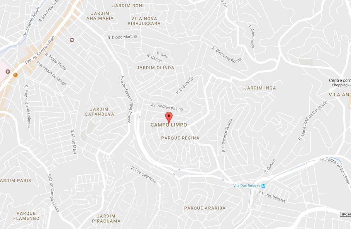 Kart av Campo Limpo São Paulo