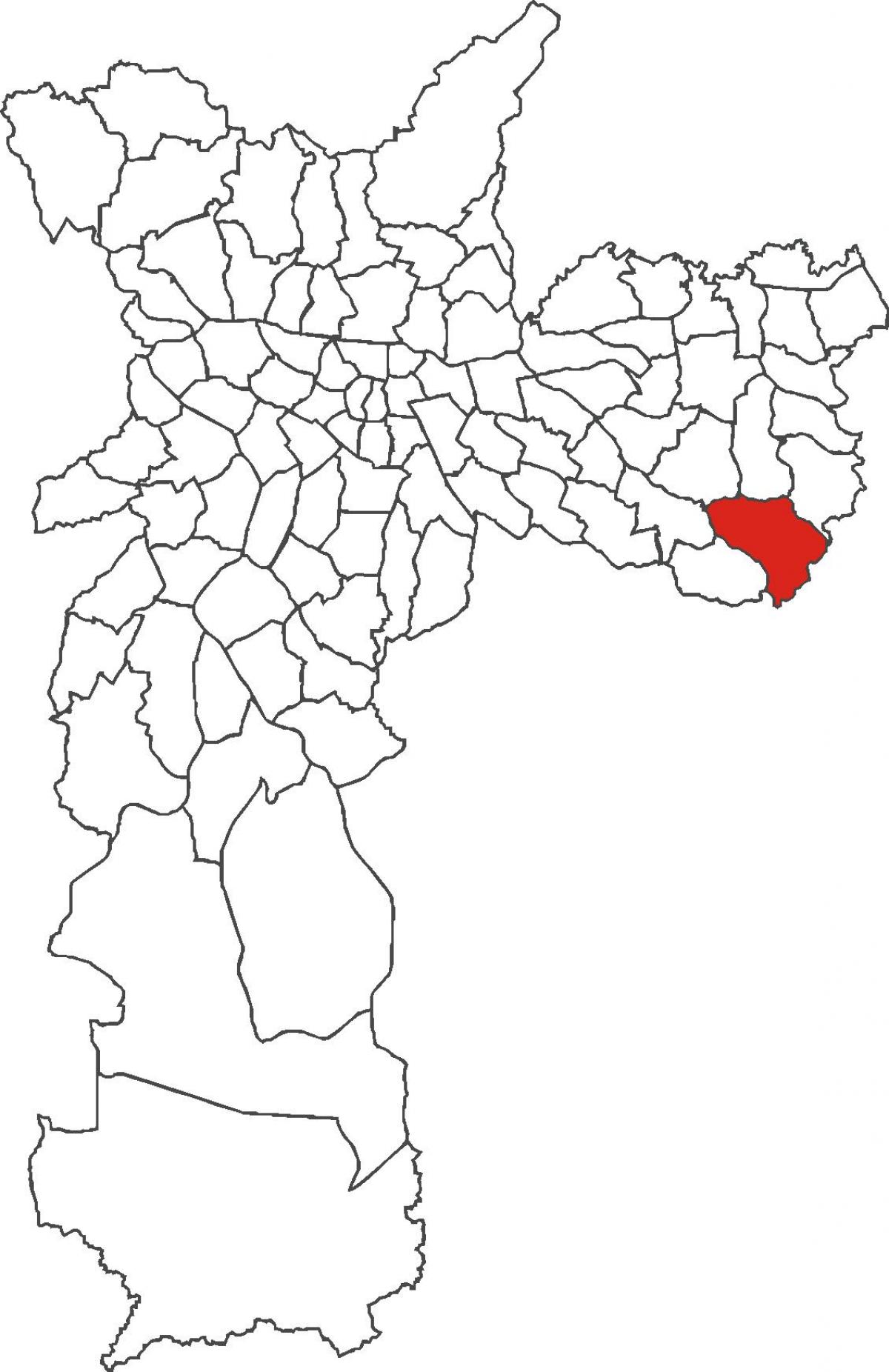 Kart av Iguatemi-distriktet