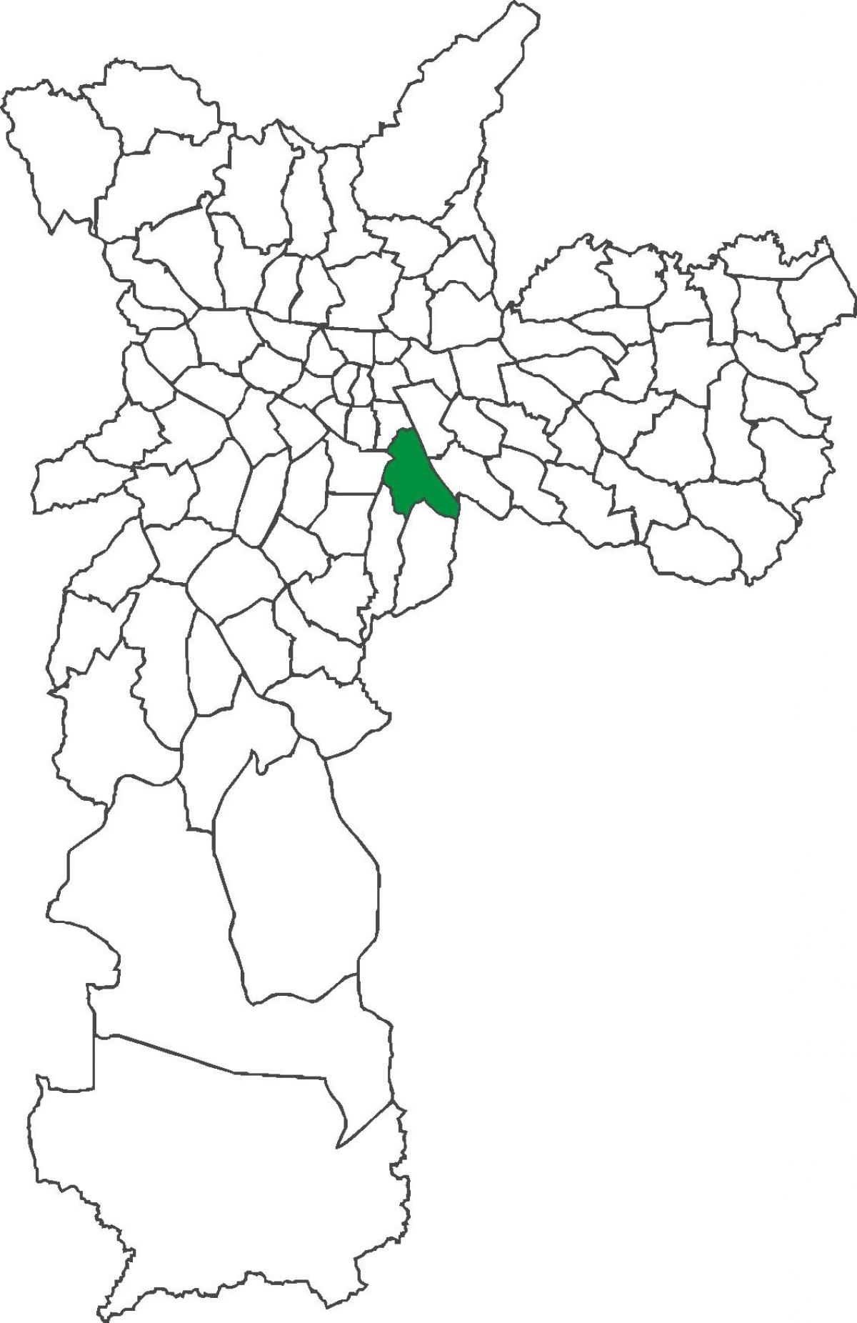 Kart over distriktet Ipiranga