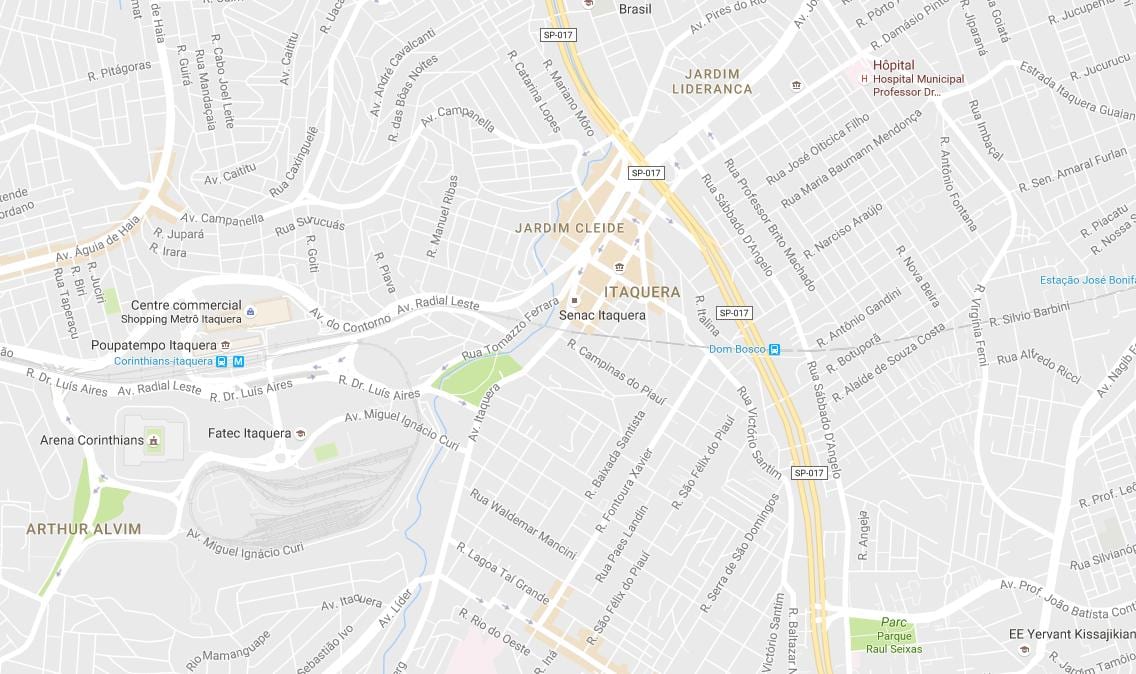 Kart over Itaquera São Paulo
