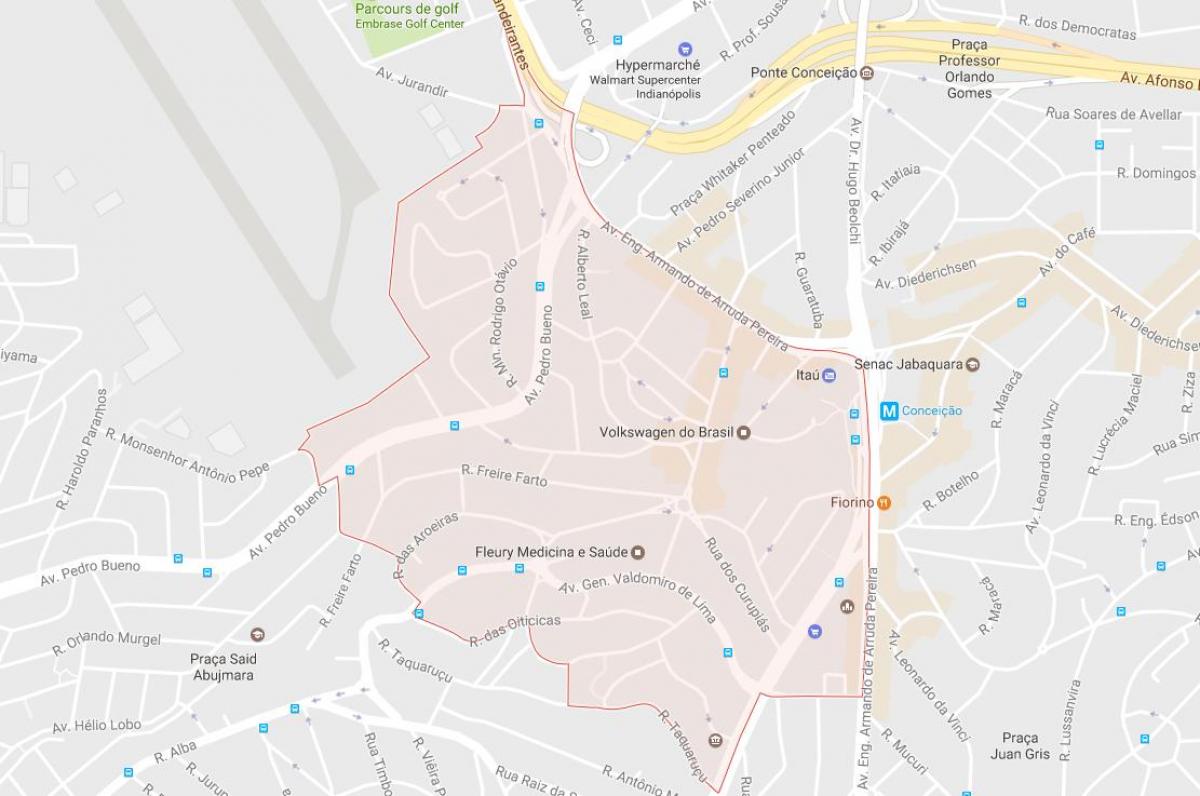 Kart av Jabaquara São Paulo