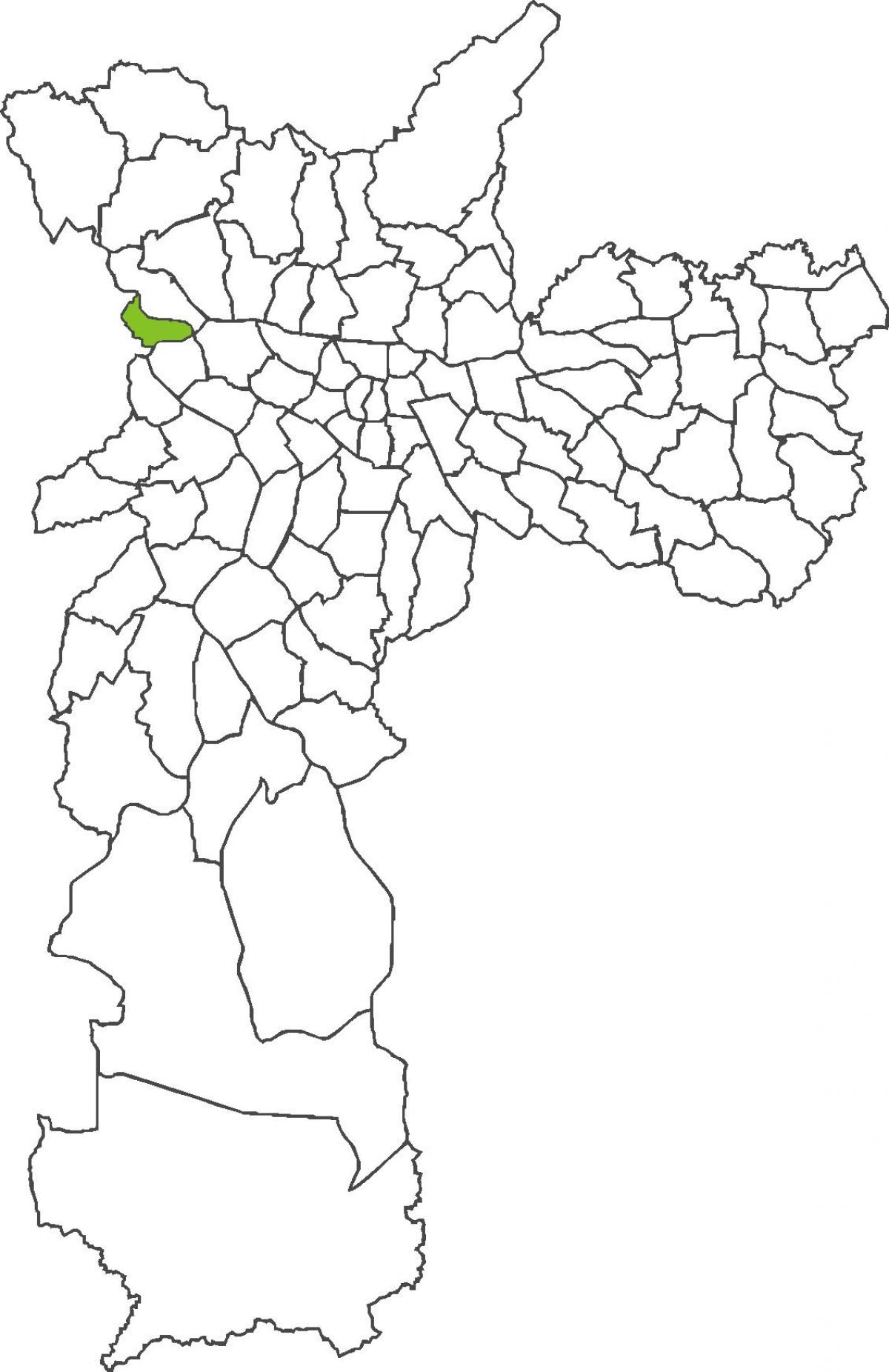 Kart over distriktet Jaguara