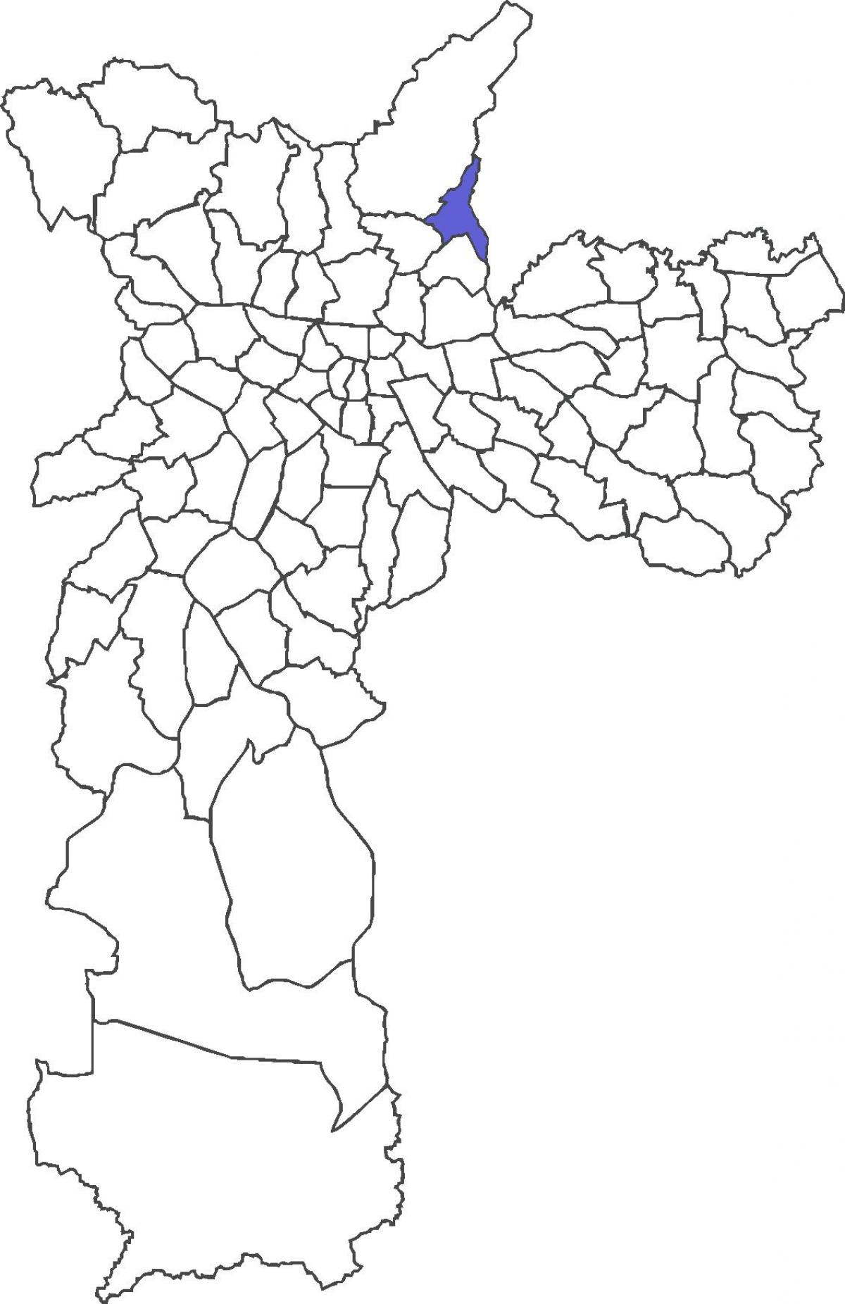 Kart over distriktet Jaçanã