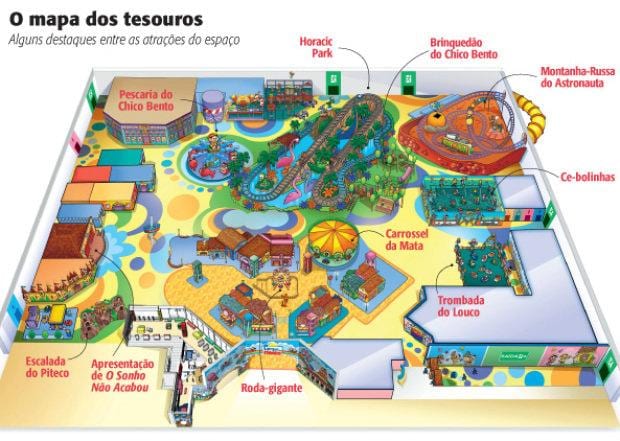 Kart av Monica São Paulo park