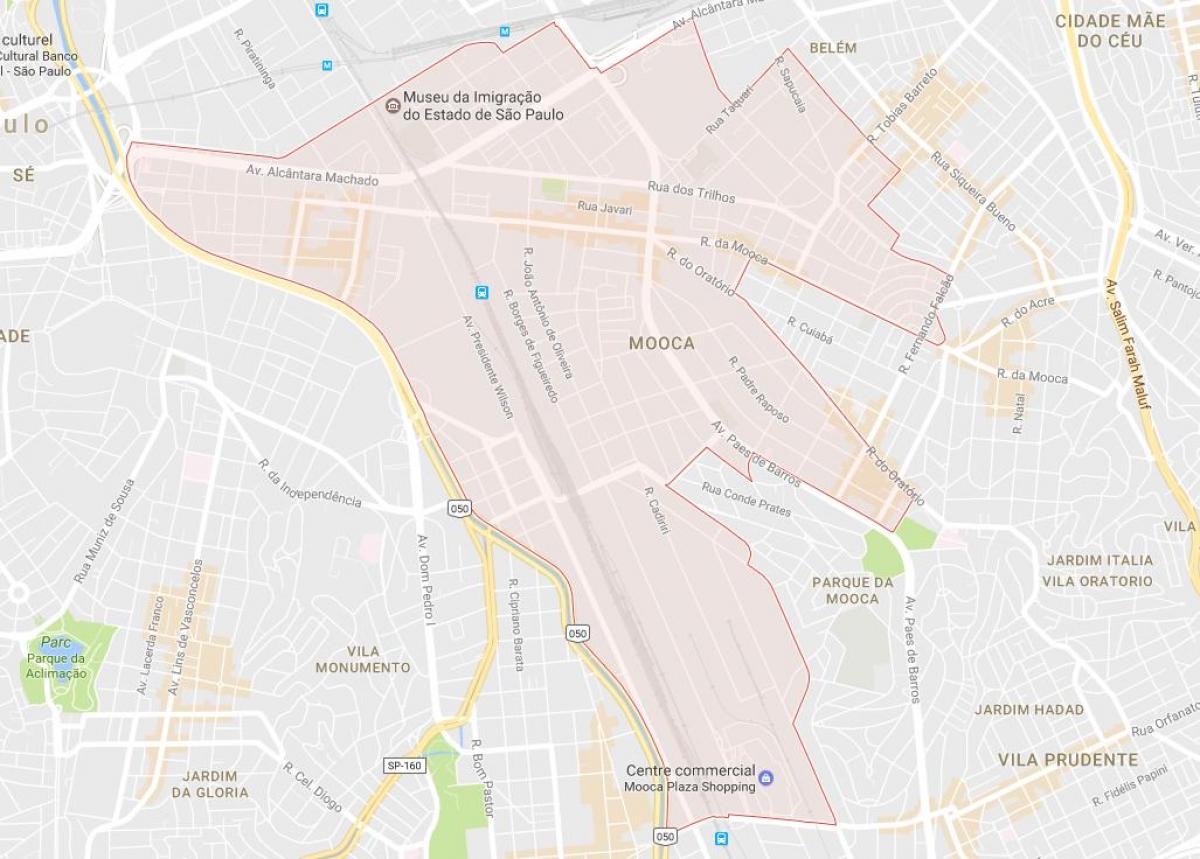 Kart over Mooca São Paulo