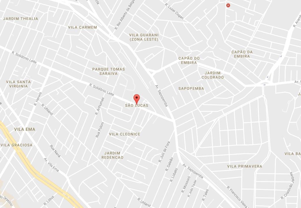 Kart av São Lucas São Paulo