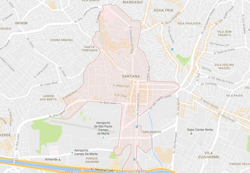 Kart av Santana São Paulo