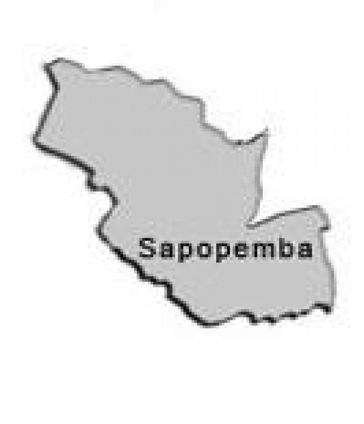 Kart over Sapopembra sub-prefecture