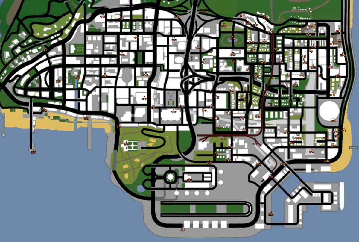 Kart av São Paulo pichação