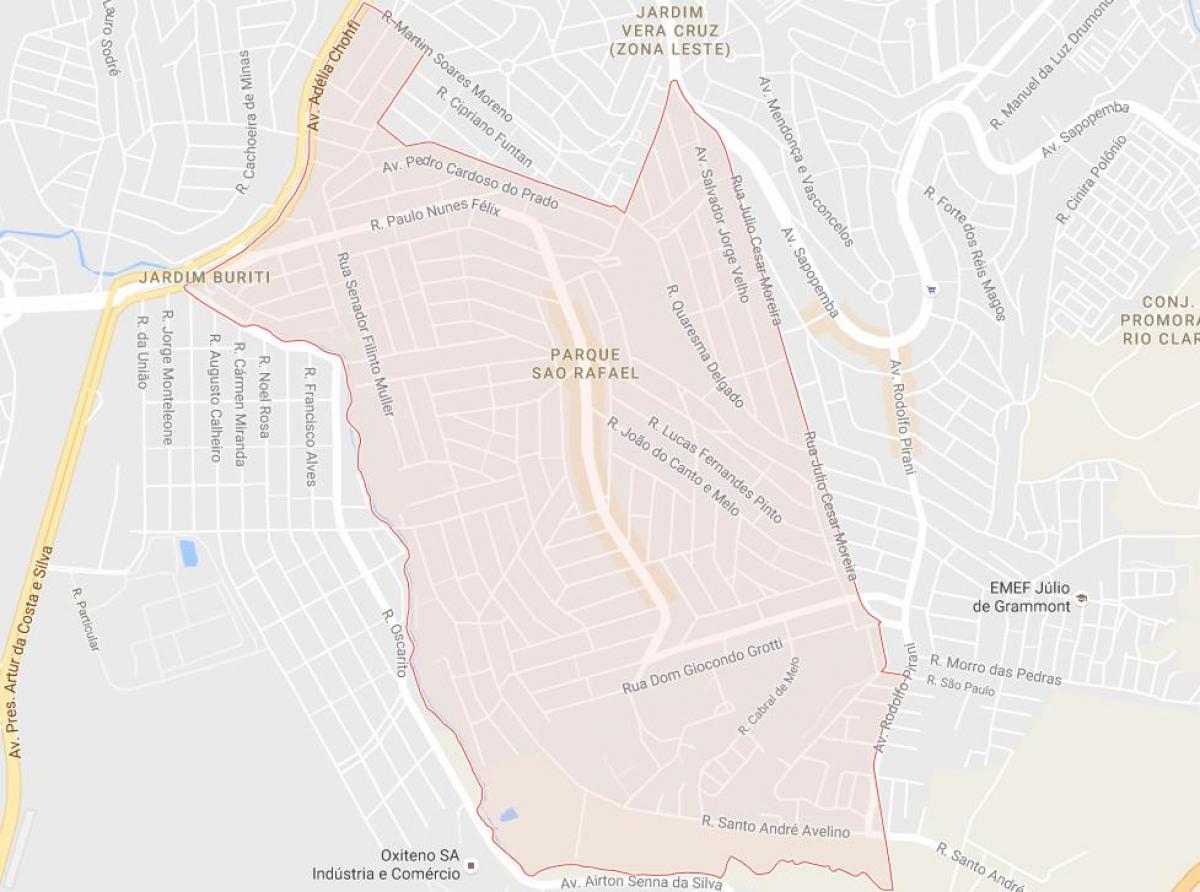 Kart av São Rafael-São Paulo