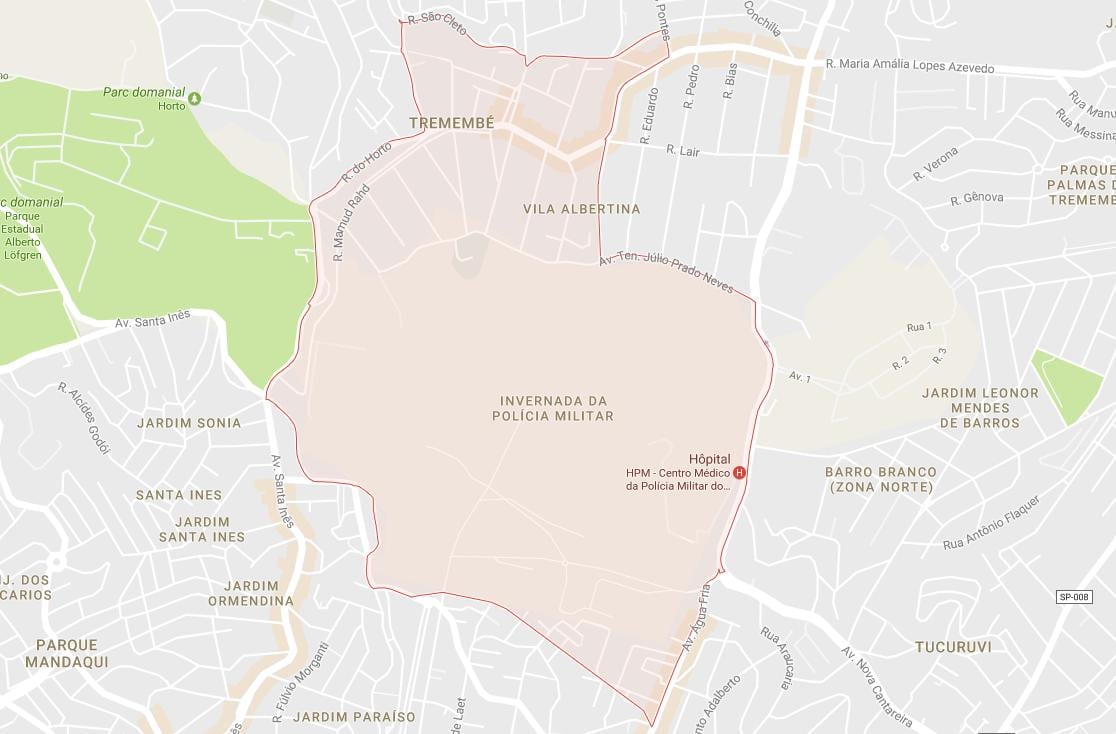 Kart over Tremembé São Paulo