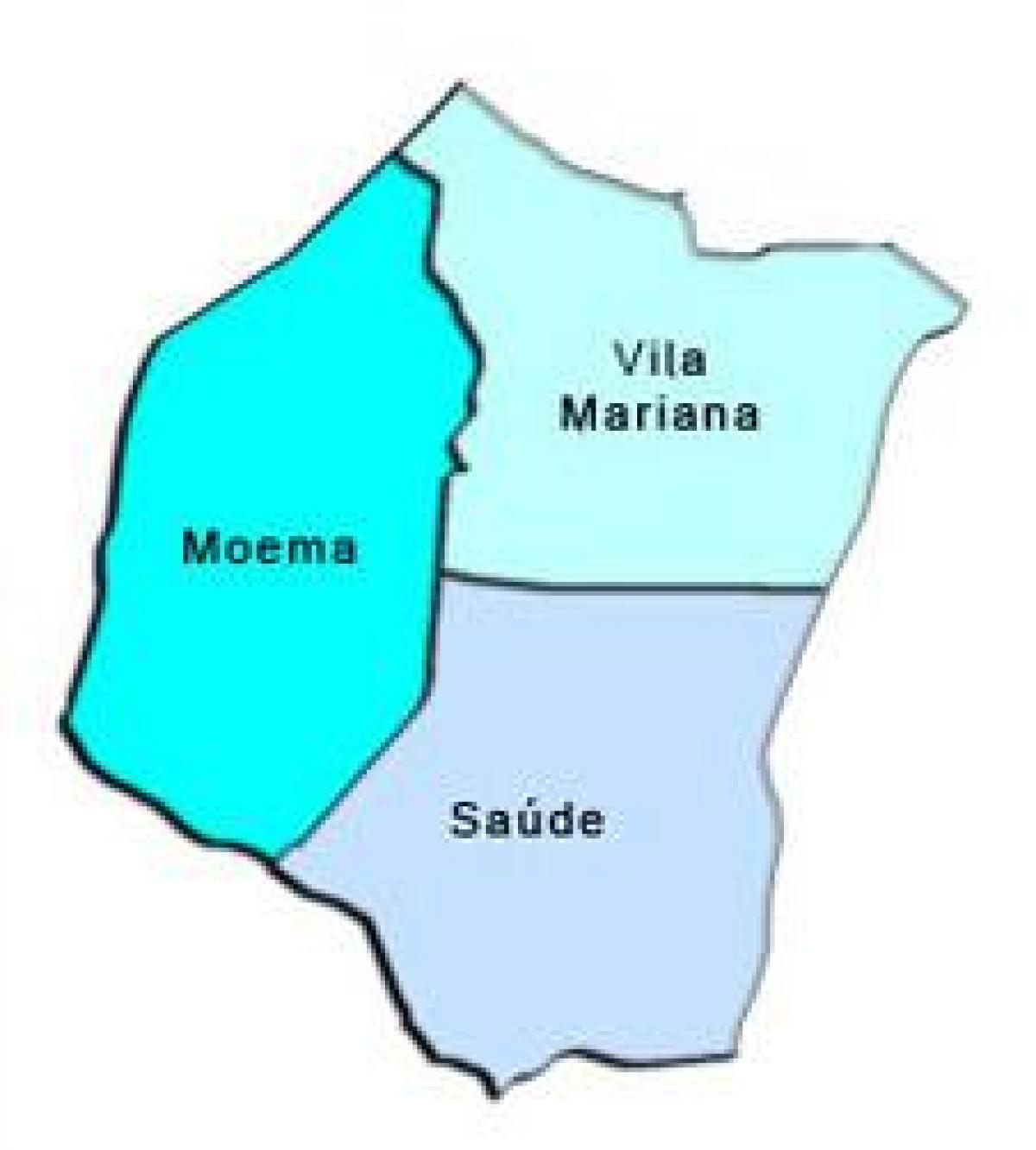 Kart over Vila Mariana sub-prefecture