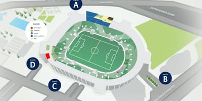 Kart av Allianz Parque - Nivå 1