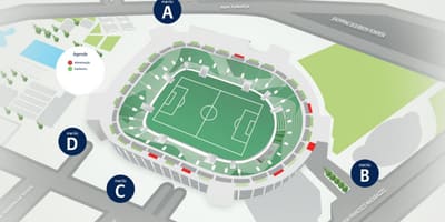 Kart av Allianz Parque - Nivå 5
