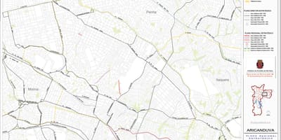 Kart over Aricanduva-Vila Formosa-São Paulo - Veier