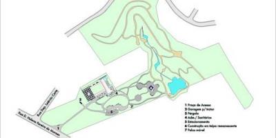 Kart over Burle Marx park