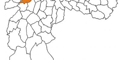 Kart over distriktet Butantã