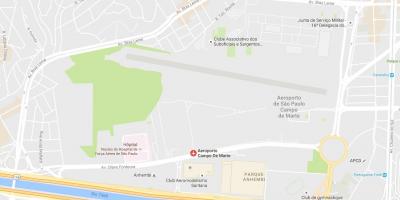 Kart av Campo de Marte airport