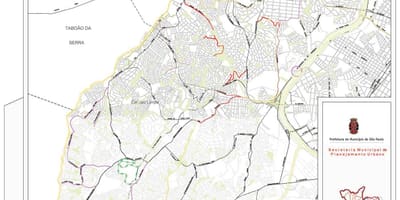 Kart av Campo Limpo São Paulo - Veier