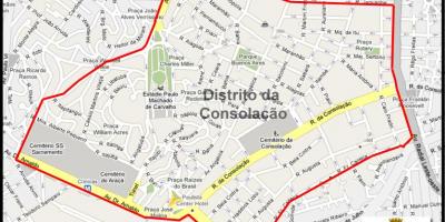 Kart over Consolação São Paulo