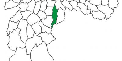 Kart over distriktet Cursino