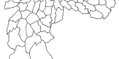 Kart over distriktet Guaianases
