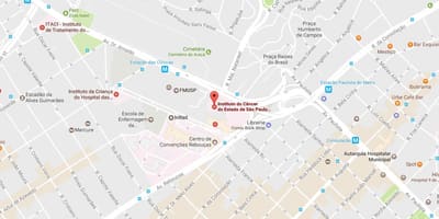 Kart av Institutt for Kreft i São Paulo
