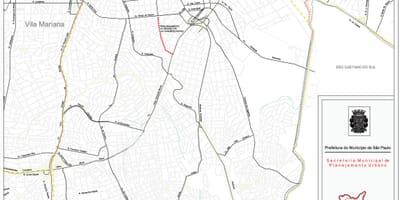 Kart over Ipiranga São Paulo - Veier