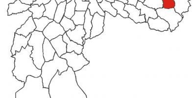 Kart av José Bonifácio distriktet
