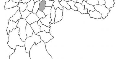 Kart over Moema-distriktet