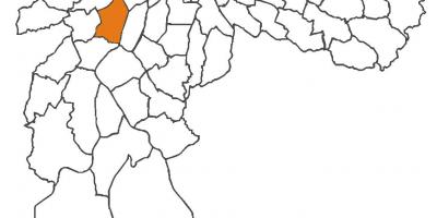 Kart over Morumbi-distriktet