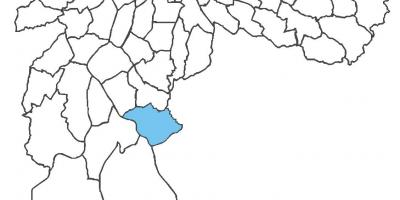 Kart over distriktet Pedreira