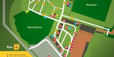 Kart over Rodeio São Paulo park