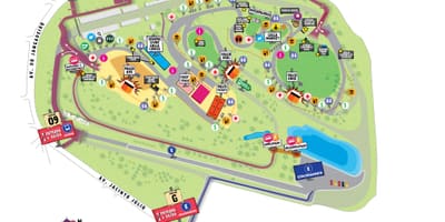Kart av São Paulo lollapalooza