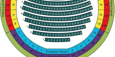 Kartet av Sao Pedro teater