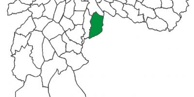Kart over distriktet Sacomã