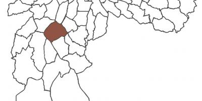 Kart over Santo Amaro-distriktet