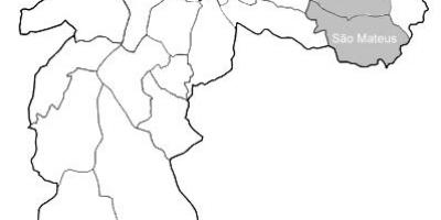 Kart av sone-Timor 1 São Paulo