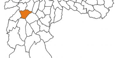 Kart over Vila Andrade-distriktet