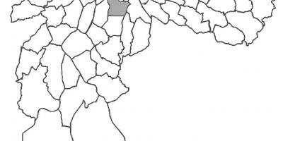 Kart over Vila Mariana-distriktet